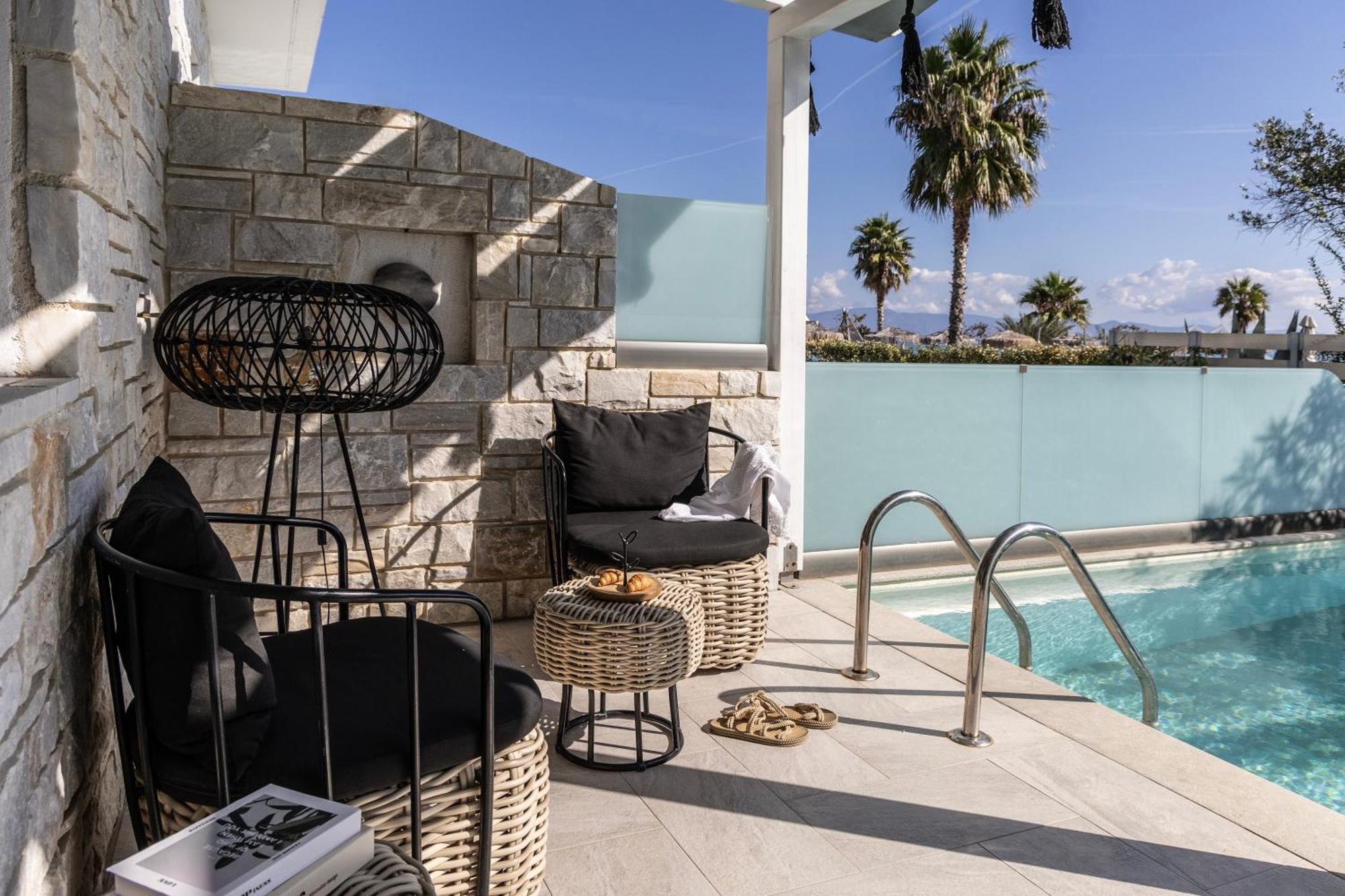 Blue Carpet Luxury Suites Pefkochori Luaran gambar